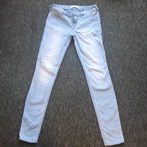 Hollister light wash jegging